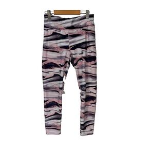 Athletic works multi color pull on leggings size large